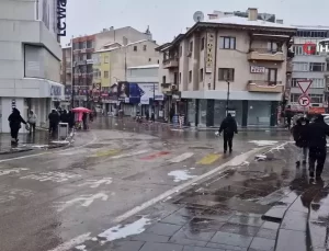 Aksaray’da Kar Yağışı Etkili