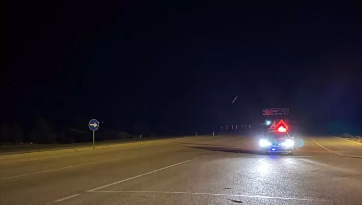 Akseki-Seydişehir Yolu Buzlanma Nedeniyle Kapandı