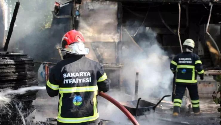 Akyazı’da Mesire Alanında Yangın