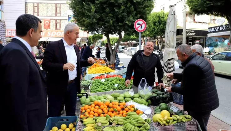 Alanya Belediye Başkanı Özçelik, Okul Etkinliklerine Katıldı ve Esnafı Ziyaret Etti
