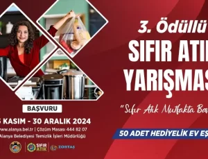 Alanya’da ‘Sıfır Atık Mutfakta Başlar’ Yarışması Başladı