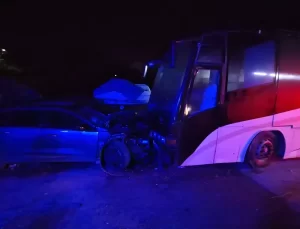 Alkollü Sürücü Kazaya Karıştı