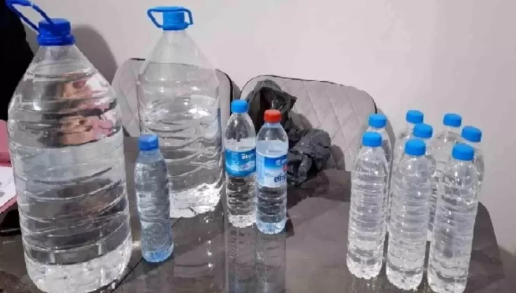 Amasya’da Kaçak İçki Operasyonu
