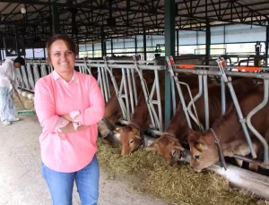 Amasya’da Kadın Girişimciden Süt Çiftliği
