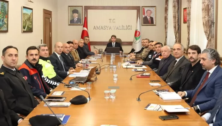 Amasya’da Trafik Güvenliği Toplantısı