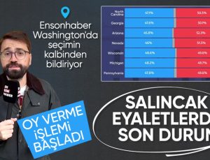 Amerika’da oy verme işlemi başladı: Seçimi salıncak eyaletler belirleyecek