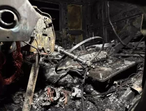 Anadolu Otoyolu’nda Tır Yangını