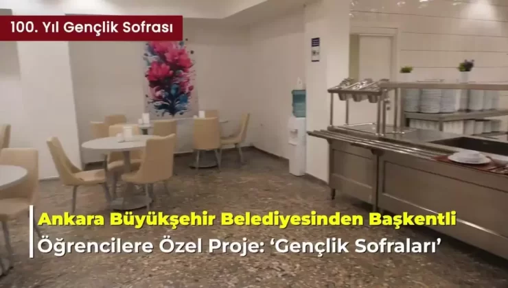 Ankara’da Gençler İçin Ücretsiz Yemek Servisi Başlıyor
