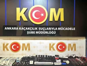Ankara’da Kaçakçılık Operasyonu: 1 Gözaltı