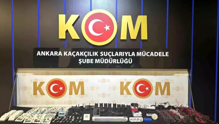 Ankara’da Kaçakçılık Operasyonu: 1 Gözaltı