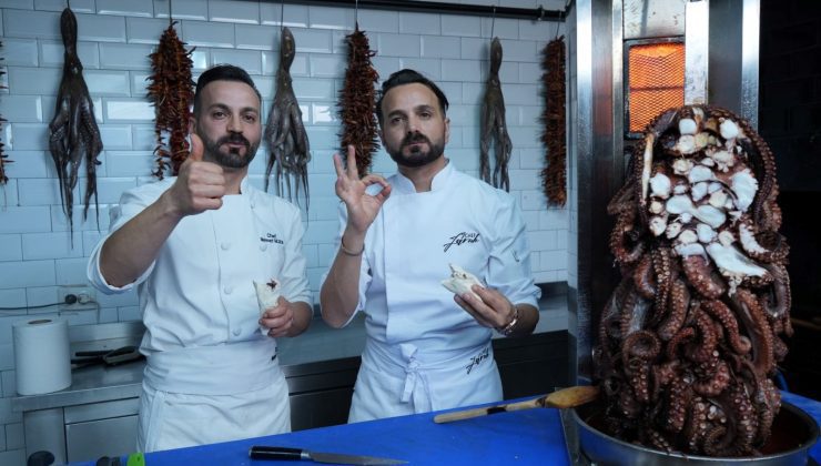 Ankara’da yeni lezzet trendi: Ahtapot döner!