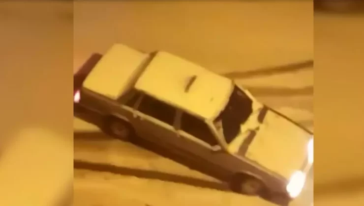 Ankara’da Yoğun Kar Yağışı Sürücülere Zor Anlar Yaşattı