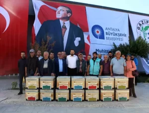 Antalya Büyükşehir Belediyesi’nden Bal Üreticilerine Kovan Desteği