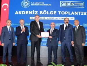 Antalya OSB, ‘Yeşil OSB’ Belgesi Aldı