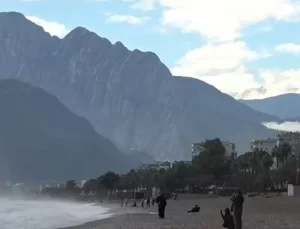 Antalya’da 4 saatte 3 mevsim