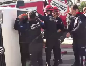 Antalya’da Dönüş Yasağına Rağmen Meydana Gelen Trafik Kazası