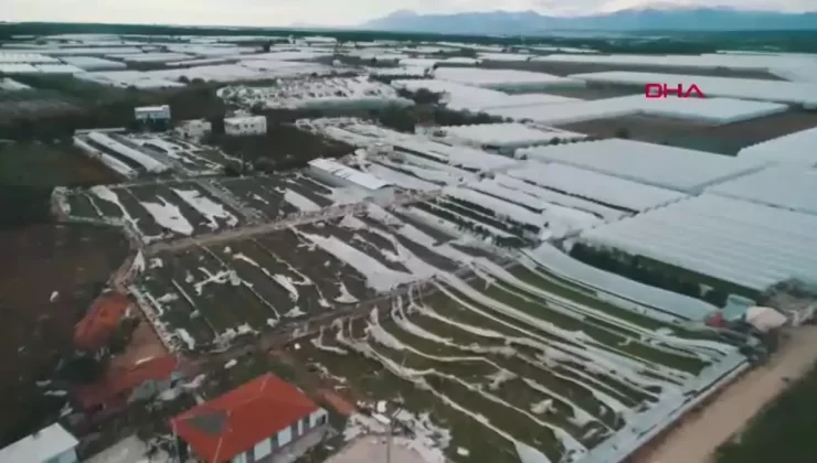 Antalya’da Hortum ve Fırtına Tarım Arazilerine Zarar Verdi