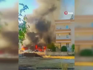 Antalya’da Konteyner Yangını: Can Kaybı Yok