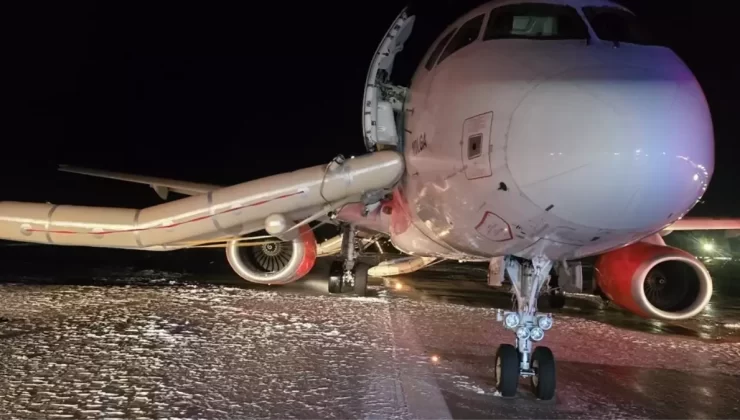 Antalya’da Uçakta Yangın!