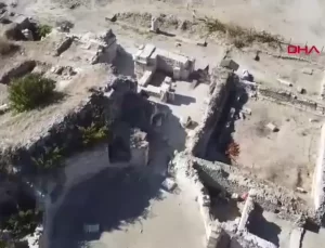 Antik Kentte Restorasyon Çalışmaları Devam Ediyor