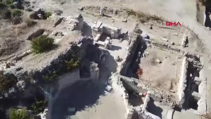 Antik Kentte Restorasyon Çalışmaları Devam Ediyor