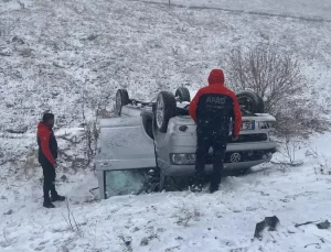 Ardahan’da Kar ve Sis Nedeniyle Trafik Kazası: 8 Yaralı