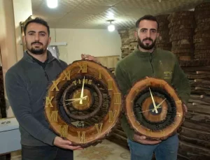 Asırlık Ceviz Dalları Sanata Dönüşüyor