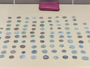 Aşkale’de Bizans Sikkeleri Ele Geçirildi