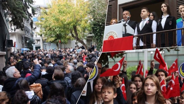 Atatürk Selanik’teki doğduğu evde anıldı: Evin bahçesi ziyaretçilerle dolup taştı
