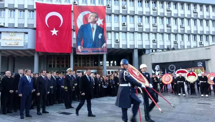 Atatürk’ün 86. Yıl Anması Zonguldak’ta Yapıldı