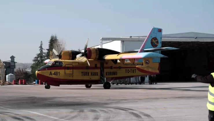 Ateş Kuşları Yangın Söndürme Uçakları Bakıma Alındı