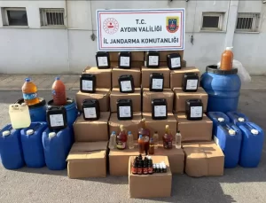 Aydın’da 930 Litre Kaçak Alkol Ele Geçirildi