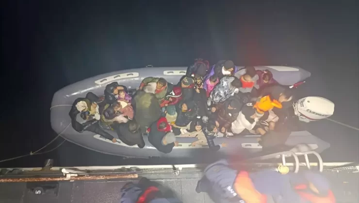 Ayvacık’ta 38 Düzensiz Göçmen Yakalandı