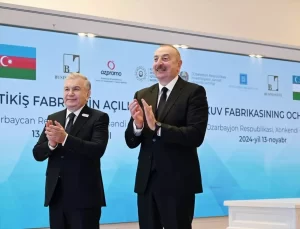 Azerbaycan ve Özbekistan’dan Fabrika Açılışı