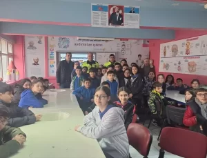 Bafra’da Öğrencilere Trafik Güvenliği Eğitimi