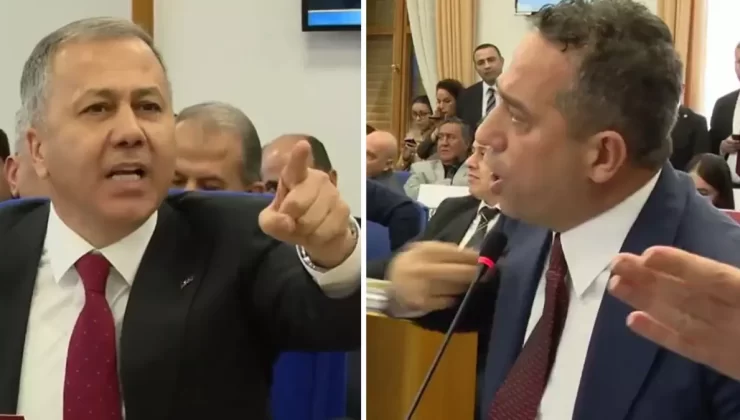 Bağrışmaları salonu inletti! Bakan Yerlikaya ve CHP’li Ali Mahir arasında sert tartışma