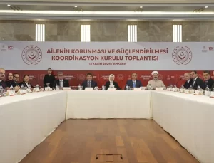 Bakan Yerlikaya “Ailenin Korunması ve Güçlendirilmesi Koordinasyon Kurulu 1. Toplantısı”nda konuştu Açıklaması