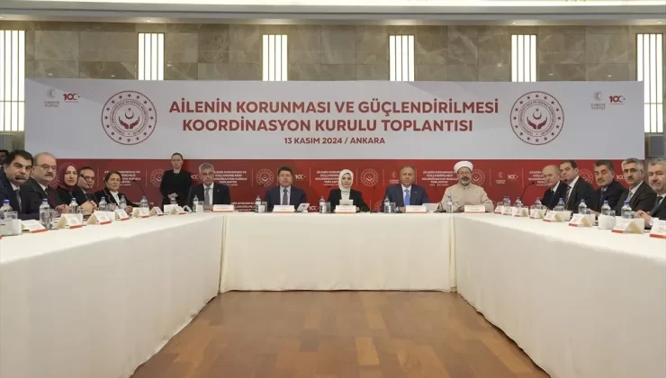Bakan Yerlikaya “Ailenin Korunması ve Güçlendirilmesi Koordinasyon Kurulu 1. Toplantısı”nda konuştu Açıklaması