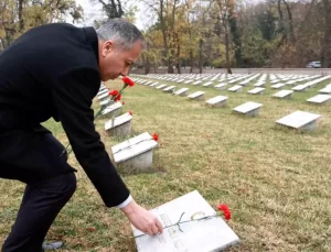 Bakan Yerlikaya, Budapeşte’de Galiçya Türk Şehitliğini ziyaret etti
