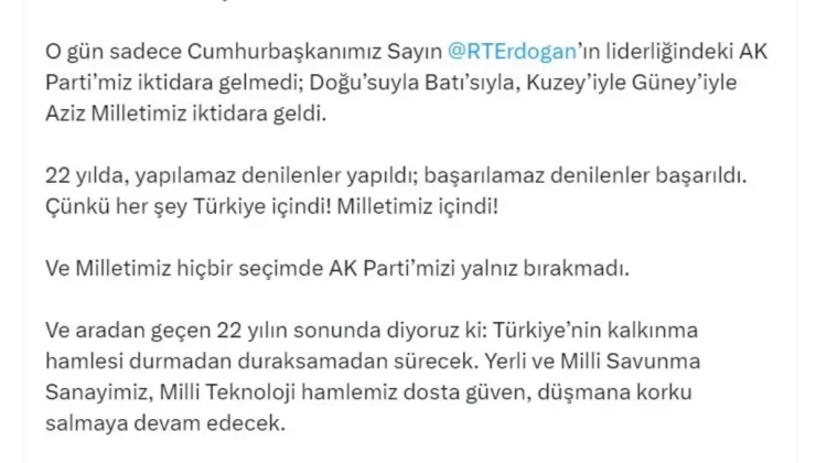 Bakan Yerlikaya: Türkiye’nin kalkınma hamlesi durmadan duraksamadan sürecek