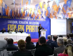 Bakan Yumaklı, AK Parti Karadeniz Ereğli İlçe Başkanlığı kongresinde konuştu