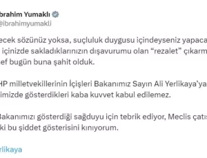 Bakan Yumaklı’dan CHP Milletvekillerine Tepki