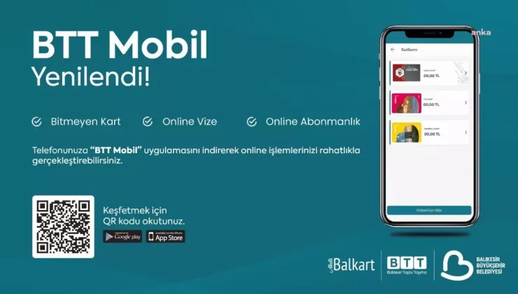 Balıkesir’de BTT Mobil Uygulaması Yenilendi