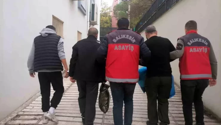Balıkesir’de Eş Zamanlı Operasyon: 18 Tutuklama