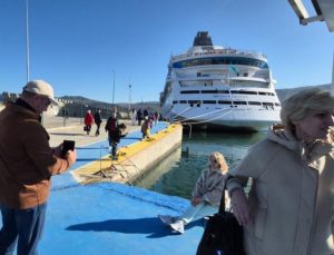 Bartın’da kruvaziyer gemi turizminde son sefer yapıldı