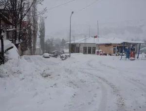 Başçiftlik’te Yoğun Kar Yağışı