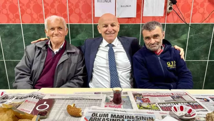 Başkan Kul, Esnafla Çay Simit Sohbeti Yaptı