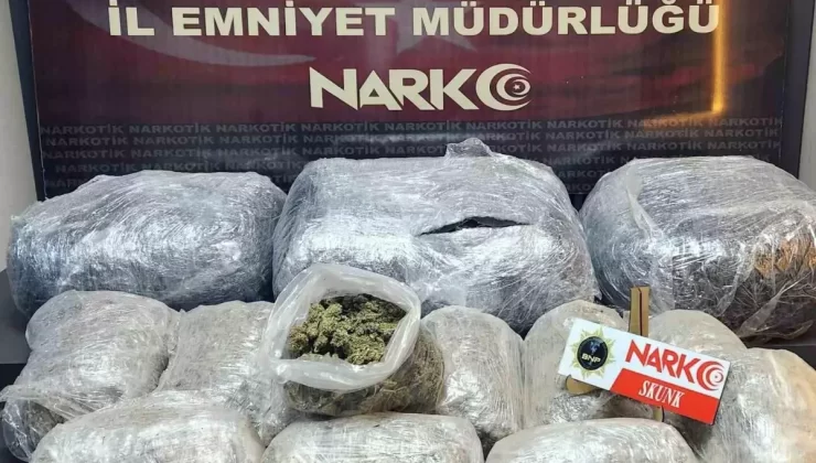 Batman’da 27 Kilo Skunk Uyuşturucu Ele Geçirildi