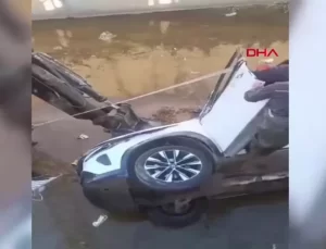 Batman’da Dereye Düşen Araçta Sürücü Hayatını Kaybetti