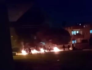 Batman’da PKK Sempatizanlarının Protestosu İsyana Dönüştü